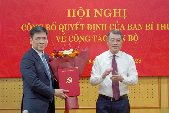 Ông Nguyễn Thanh Bình làm Phó Trưởng Ban Tổ chức Trung ương