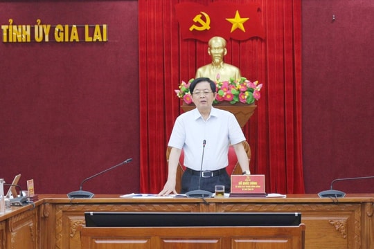 Bí thư Gia Lai chủ trì phiên họp Ban Chỉ đạo về phát triển khoa học, công nghệ, đổi mới sáng tạo và chuyển đổi số