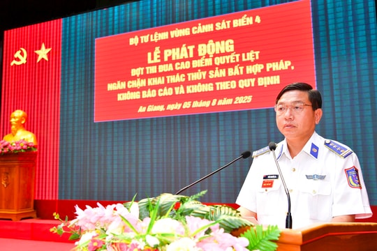 BLT Vùng Cảnh sát biển 4 quyết tâm thực hiện nhiệm vụ chống khai thác IUU