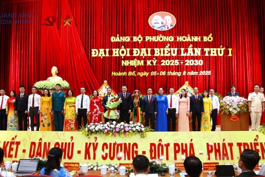 Đại hội Đảng bộ phường Hoành Bồ lần thứ I, nhiệm kỳ 2025-2030