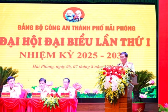 Đại hội đại biểu Đảng bộ Công an TP Hải Phòng lần thứ I