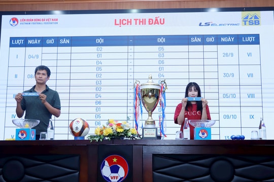 Bốc thăm xếp lịch thi đấu giải Bóng đá nữ Vô địch Quốc gia - Cúp Thái Sơn Bắc 2025