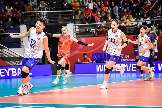 Giải bóng chuyền nữ U21 thế giới: Việt Nam gây "địa chấn" khi thắng Serbia
