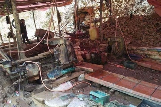 Bị xử phạt 650 triệu đồng vì khai thác quặng thiếc vượt công suất