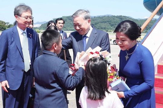 Tổng Bí thư Tô Lâm và Phu nhân bắt đầu thăm cấp Nhà nước Đại Hàn Dân Quốc