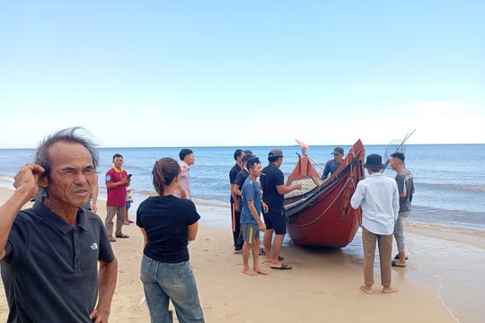 Ngư dân mất tích khi đang đánh cá trên biển