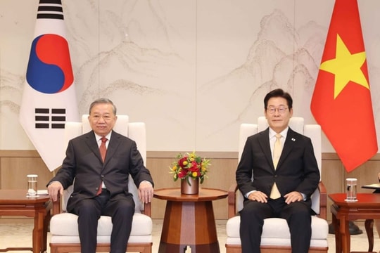 Tổng Bí thư Tô Lâm hội đàm với Tổng thống Hàn Quốc Lee Jae Myung