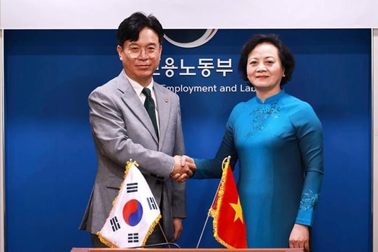 Việt Nam đứng đầu trong số 17 quốc gia có phái cử lao động sang Hàn Quốc