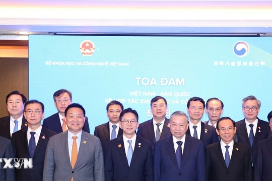 Tổng Bí thư: Hợp tác khoa học công nghệ là một trụ cột quan trọng nâng tầm quan hệ Việt-Hàn