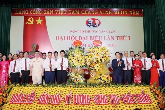 Xây dựng phường Tân Giang hiện đại, văn minh, đậm đà bản sắc