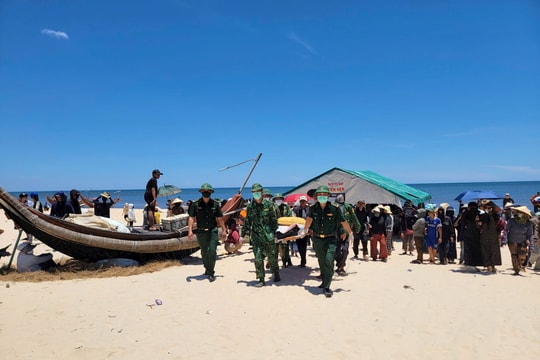 Tìm thấy thi thể ngư dân mất tích trên biển ở Quảng Trị