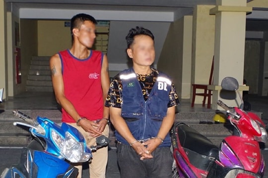 Bắt giữ 2 đối tượng trộm cắp tài sản có nhiều tiền án, tiền sự