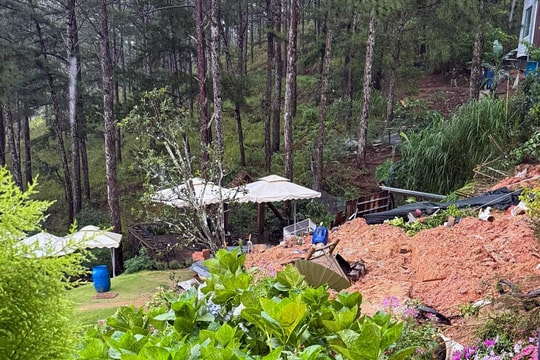 Mưa lớn gây sạt lở ở Đà Lạt, 2 người tử vong