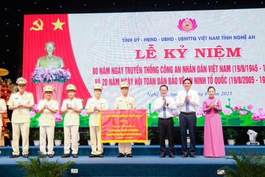 Nghệ An kỷ niệm 80 năm ngày truyền thống lực lượng Công an nhân dân