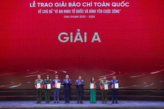 Tác phẩm của Báo Công lý đoạt giải “Vì An ninh Tổ quốc và bình yên cuộc sống”