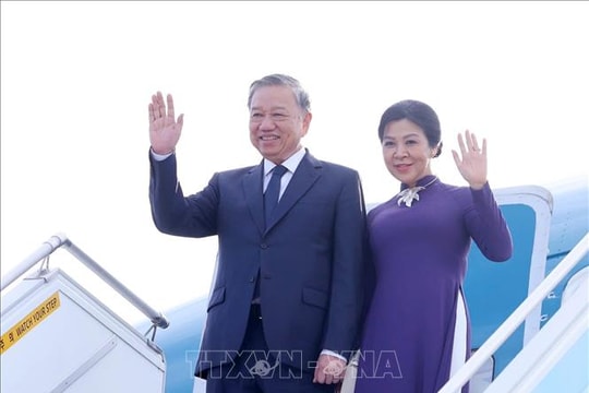 Tổng Bí thư Tô Lâm và Phu nhân kết thúc tốt đẹp chuyến thăm cấp Nhà nước tới Hàn Quốc