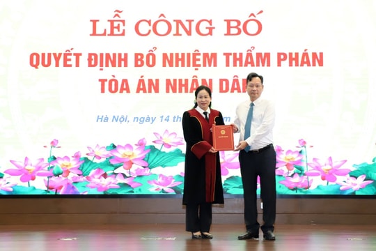 Bổ nhiệm bà Đỗ Thị Hải Yến làm Thẩm phán Tòa án nhân dân