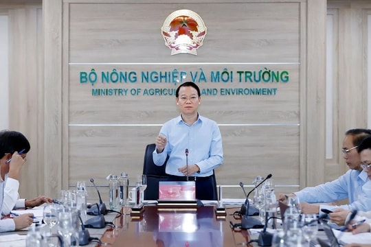 Bộ Nông nghiệp và Môi trường cử 34 công chức về hỗ trợ các địa phương
