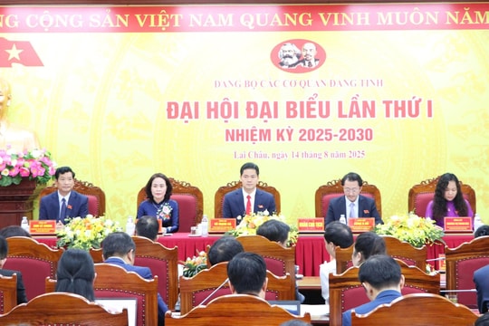 Đại hội đại biểu lần thứ I Đảng bộ các cơ quan Đảng tỉnh Lai Châu, nhiệm kỳ 2025-2030