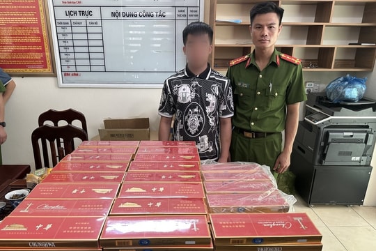 Bắt giữ vụ vận chuyển số lượng lớn thuốc lá nhập lậu