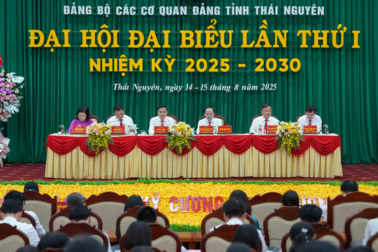 Đại hội đại biểu Đảng bộ Các cơ quan Đảng tỉnh Thái Nguyên