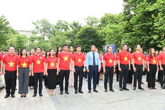 Lan tỏa tinh thần yêu nước qua Lễ chào cờ “Tôi yêu Tổ quốc tôi”