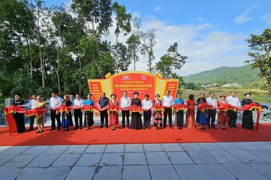 Khánh thành Nhà tưởng niệm Chủ tịch Tôn Đức Thắng tại Tuyên Quang