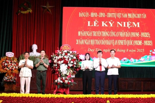 Ninh Bình: Các địa phương tổ chức Lễ kỷ niệm 80 năm Ngày truyền thống CAND