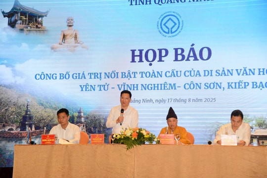 Công bố giá trị nổi bật toàn cầu của Di sản Yên Tử - Vĩnh Nghiêm - Côn Sơn, Kiếp Bạc