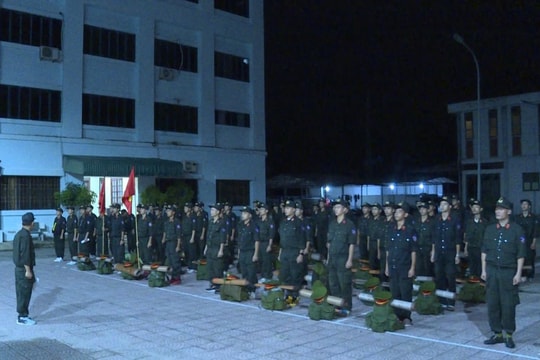 Tăng cường huấn luyện, sẵn sàng bảo vệ các sự kiện lớn