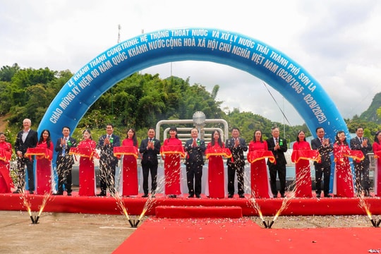 Sơn La khánh thành hệ thống thoát nước và xử lý nước thải hơn 932 tỷ đồng