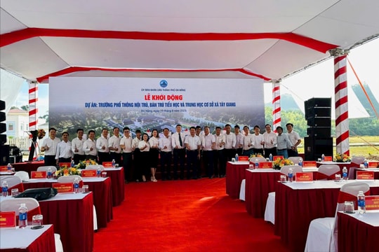 Đà Nẵng khởi động dự án Trường phổ thông nội trú, bán trú xã Tây Giang