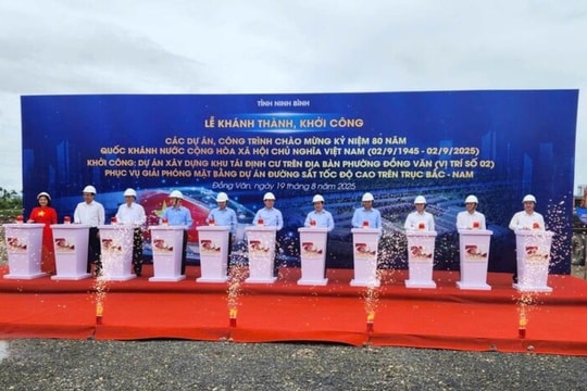 Ninh Bình khởi công, khánh thành 4 dự án, công trình chào mừng 80 năm Quốc khánh