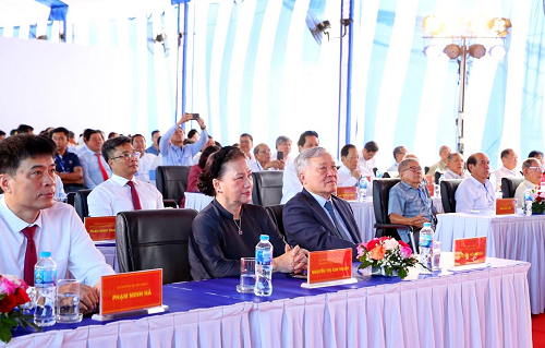 Phó Thủ tướng Thường trực Nguyễn Hòa Bình dự lễ khánh thành cầu Rạch Miễu 2