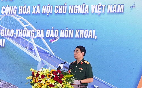 Đại tướng Phan Văn Giang dự lễ khánh thành, khởi công các dự án trọng điểm tại Cà Mau