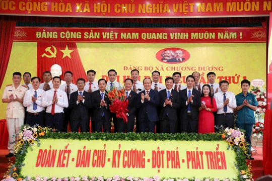 Xây dựng xã Chương Dương, TP Hà Nội văn minh, hiện đại