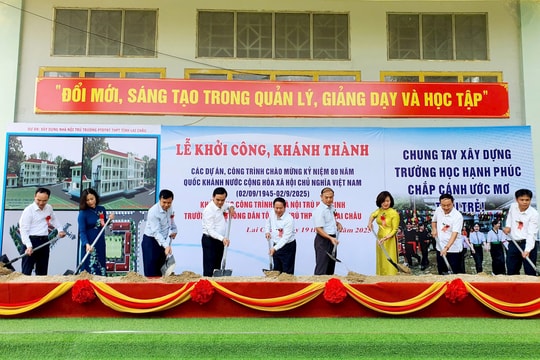 Lai Châu khởi công, khánh thành các Dự án, công trình chào mừng kỷ niệm 80 năm Quốc khánh