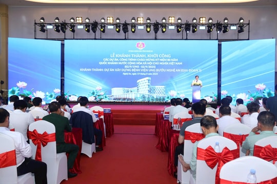 Lễ khánh thành Bệnh viện Ung bướu Nghệ An (giai đoạn 2)