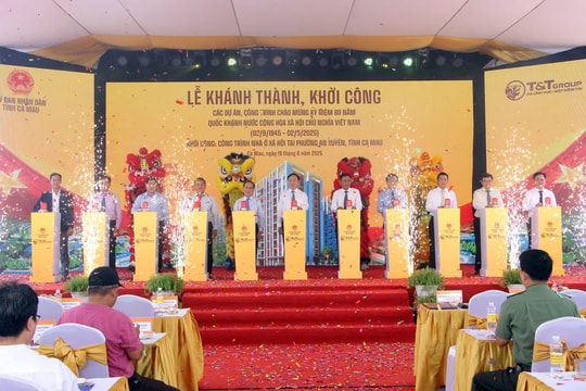 Hơn 1.200 căn nhà ở xã hội được khởi công xây dựng tại Cà Mau