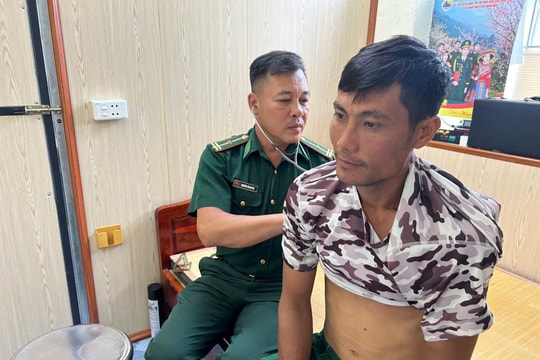 Cứu nạn thành công ngư dân trôi dạt trên biển Quảng Ninh