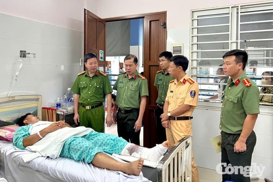 Bắt tạm giam thiếu niên 16 tuổi tông xe vào cảnh sát giao thông