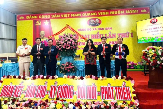 Lai Châu: Đại hội Đại biểu Đảng bộ xã Dào San lần thứ I nhiệm kỳ 2025 - 2030
