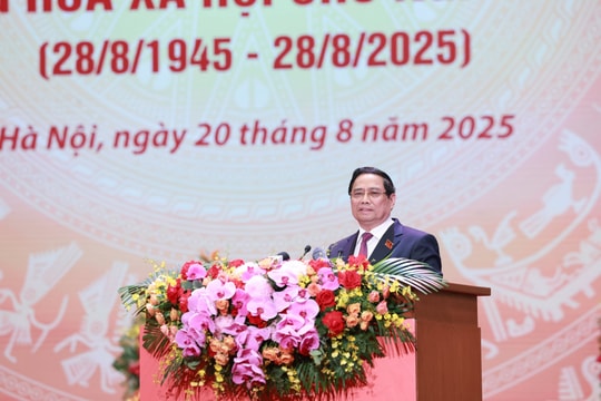 Diễn văn của Thủ tướng Phạm Minh Chính tại Lễ kỷ niệm 80 năm ngày thành lập Chính phủ