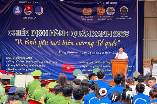 “Hành quân xanh 2025”: Tuổi trẻ lực lượng vũ trang Sơn La chung sức vì bình yên nơi biên giới