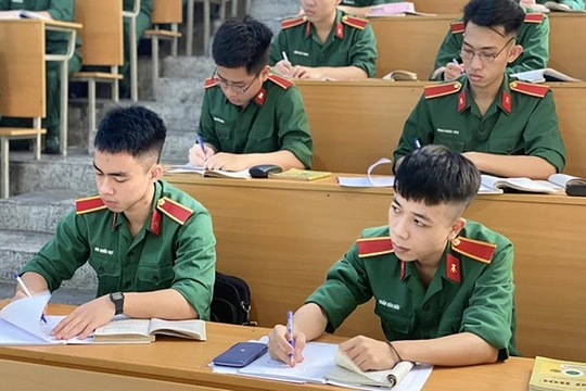 Khối các trường Quân đội công bố điểm chuẩn năm 2025