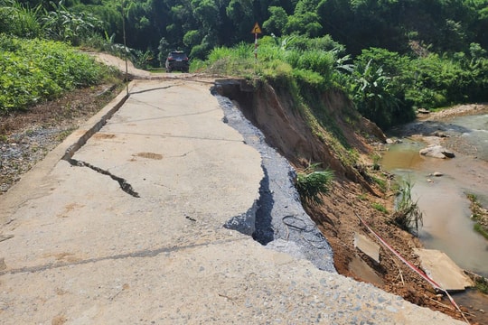 Công bố tình huồng khẩn cấp về sạt lở ở xã biên giới Thanh Hóa
