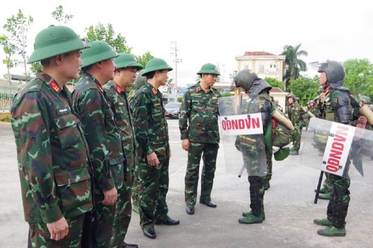 Quân khu 3 kiểm tra công tác sẵn sàng chiến đấu dịp Quốc khánh