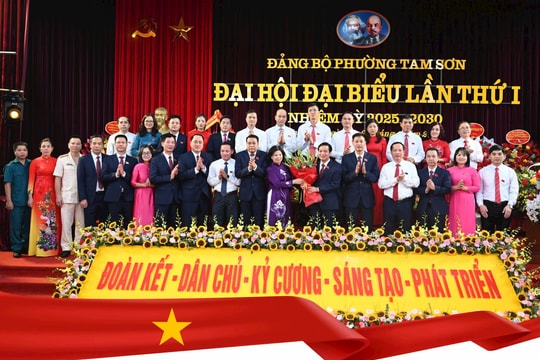 Đại hội Đảng bộ phường Tam Sơn lần thứ I, nhiệm kỳ 2025 – 2030 thành công tốt đẹp