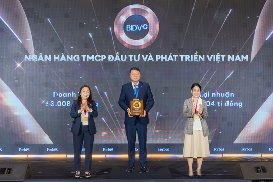 BIDV được vinh danh “Top 50 công ty niêm yết tốt nhất Việt Nam”