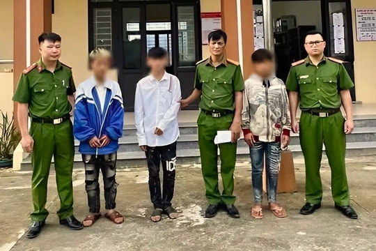 Bắt giữ 3 đối tượng vị thành niên trộm cắp tài sản